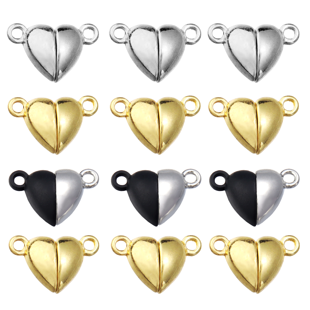 ตัวล็อคแม่เหล็กรูปหัวใจโลหะผสม - Jewelry Making Hardware บทวิจารณ์และราคา
