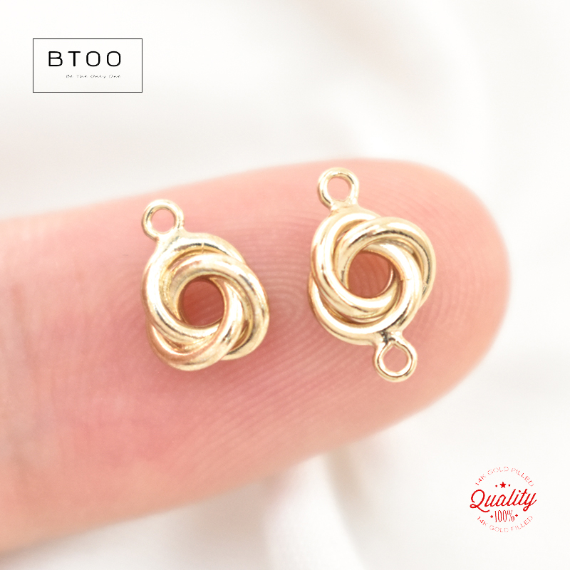 จี้ทองคำ 14K ลายปมแห่งความรัก  - Jewelry Making Knots บทวิจารณ์และราคา