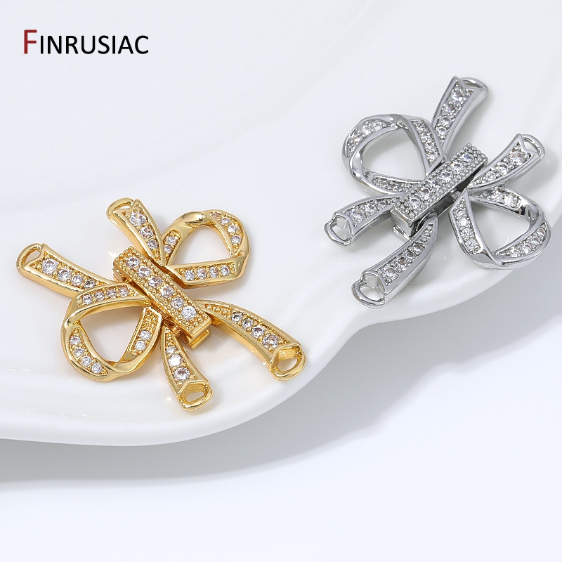 ตัวล็อกแบบริบบิ้นกลวงชุบทอง 18 - Jewelry Making Articles บทวิจารณ์และราคา