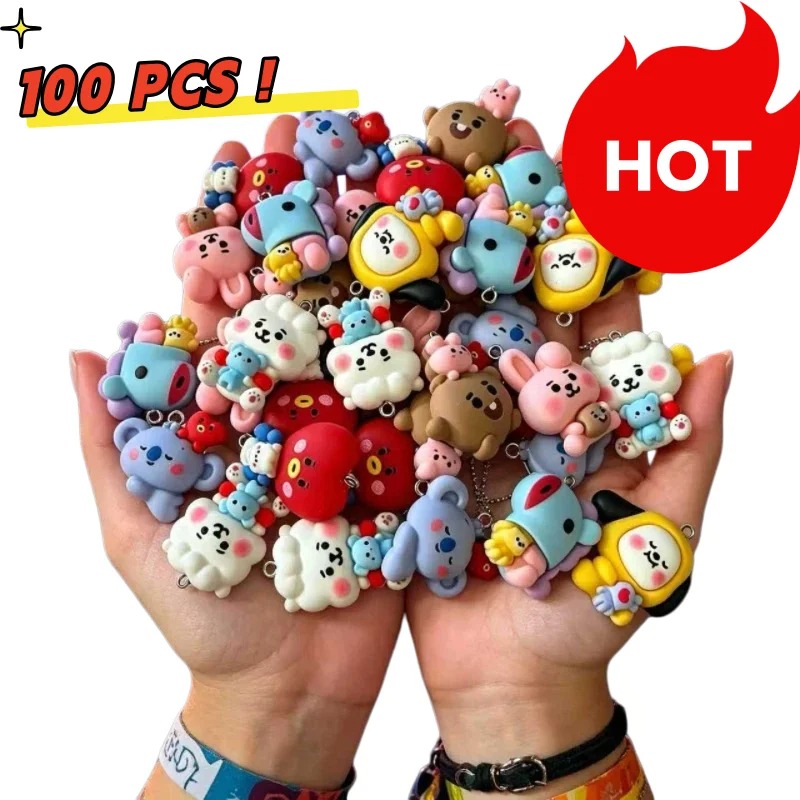 ชุด 7 ชิ้น BT21 ชาร์มการ์ตูนเร - Jewelry Making Articles บทวิจารณ์และราคา