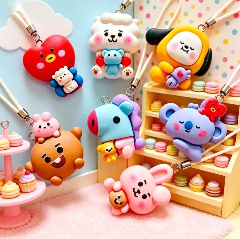 ชุด 7 ชิ้น BT21 ชาร์มการ์ตูนเร - Jewelry Making Articles บทวิจารณ์และราคา