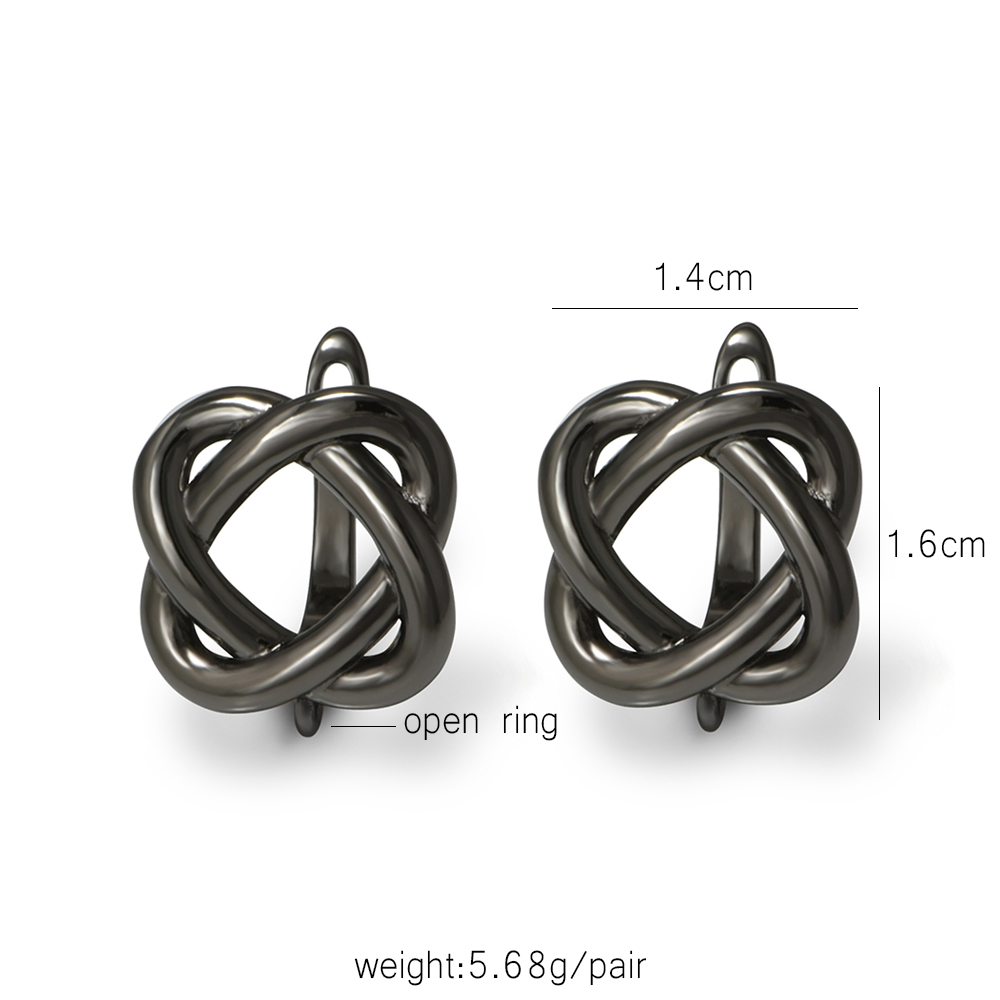 YANASI ต่างหูทองเหลืองสีดำ 1 ค - Jewelry Making Hardware บทวิจารณ์และราคา