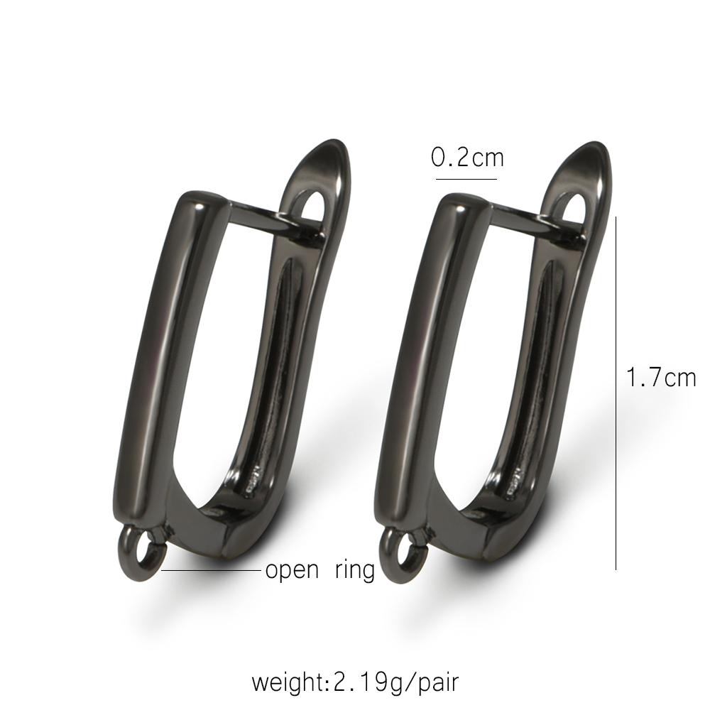 YANASI ต่างหูทองเหลืองสีดำ 1 ค - Jewelry Making Hardware บทวิจารณ์และราคา
