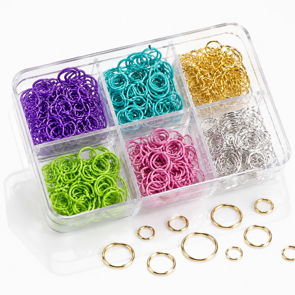 Y2K พังก์ ห่วงกลมสำหรับตกแต่งเ - Jump Ring Assorted บทวิจารณ์และราคา
