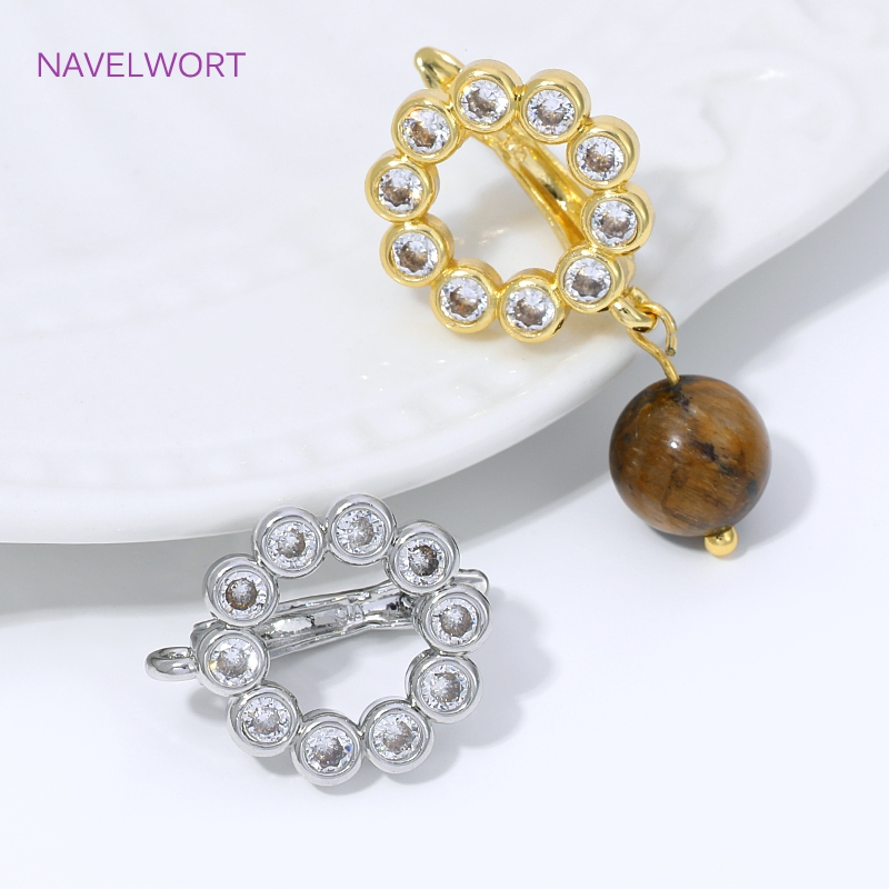 ตะขอเกี่ยวต่างหูรูปพัดเคลือบทอ - Jewelry Making Articles บทวิจารณ์และราคา