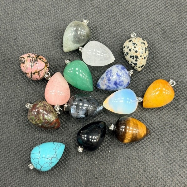 10 ชิ้น จี้หินธรรมชาติทรงกลมหย - Jewelry Making Michaels บทวิจารณ์และราคา