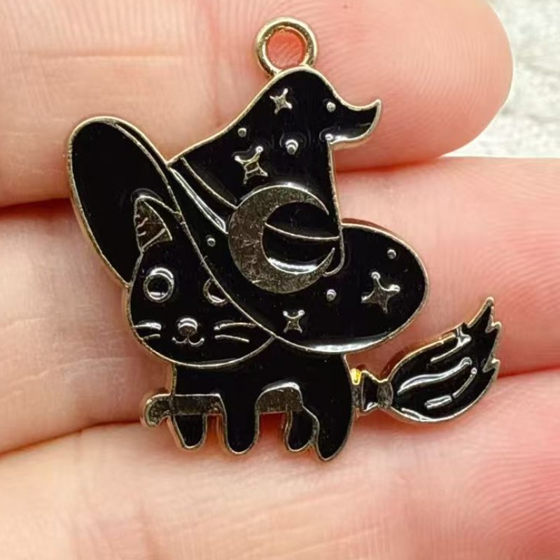 จี้แมวดำเคลือบอีนาเมลแท้ 10 ชิ - Jewelry Making Parts บทวิจารณ์และราคา
