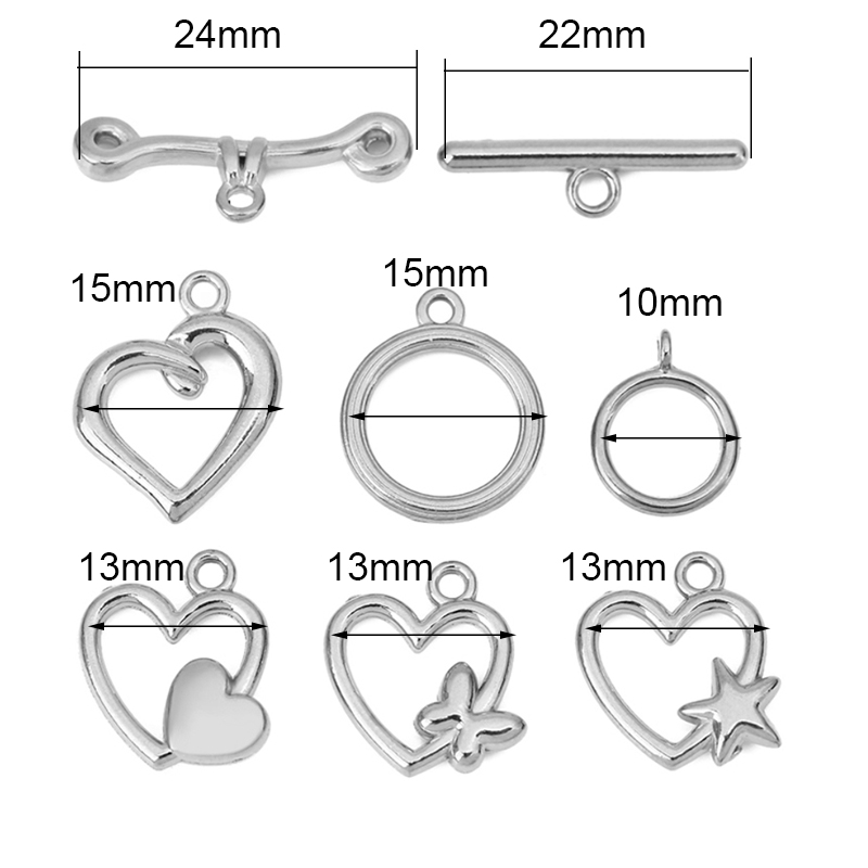 ตัวล็อคแบบ OT สแตนเลสเคลือบ PV - Jewelry Making Hardware บทวิจารณ์และราคา