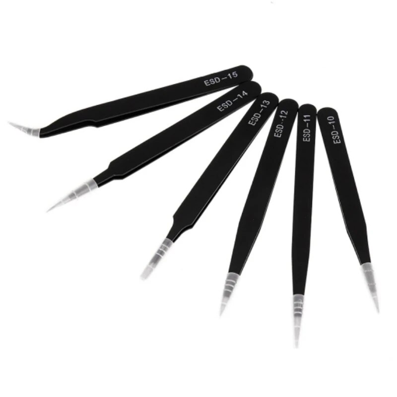 สแตนเลสโค้งตรงสีดําแหนบเล็บ Ar - Jewelry Making Tool Kit บทวิจารณ์และราคา