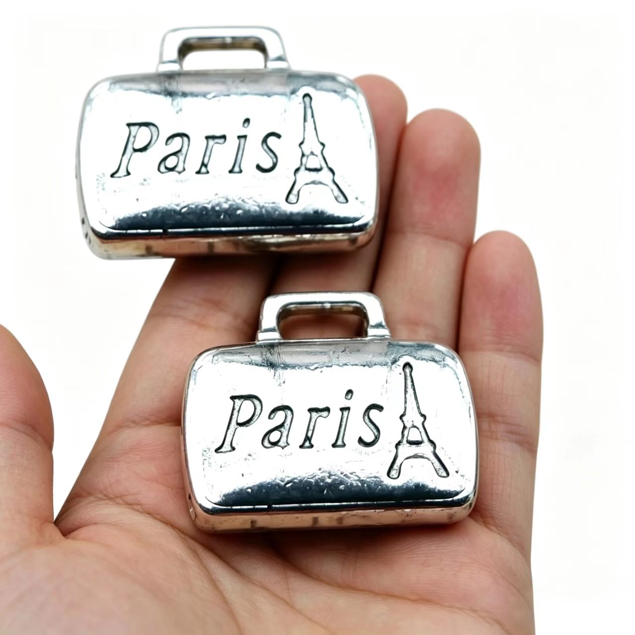 6ชิ้น/ล็อต14X17มม.สีเงินโบราณป - Jewelry Making Paris บทวิจารณ์และราคา