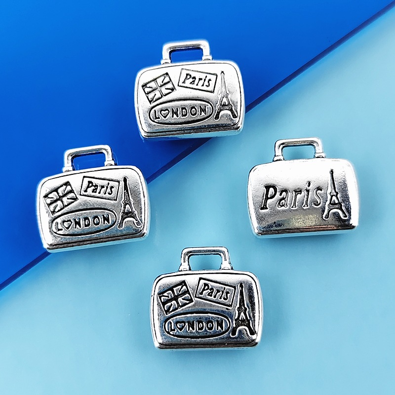 6ชิ้น/ล็อต14X17มม.สีเงินโบราณป - Jewelry Making Paris บทวิจารณ์และราคา