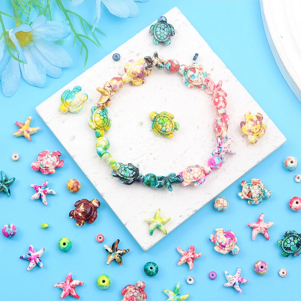 6/46/558pcs Multi-สี Turquoise - Jewelry Making For Birthday Party บทวิจารณ์และราคา