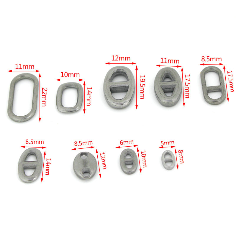 ตัวเชื่อมต่อรูปไข่สองรู สแตนเล - Jewelry Making Hardware บทวิจารณ์และราคา