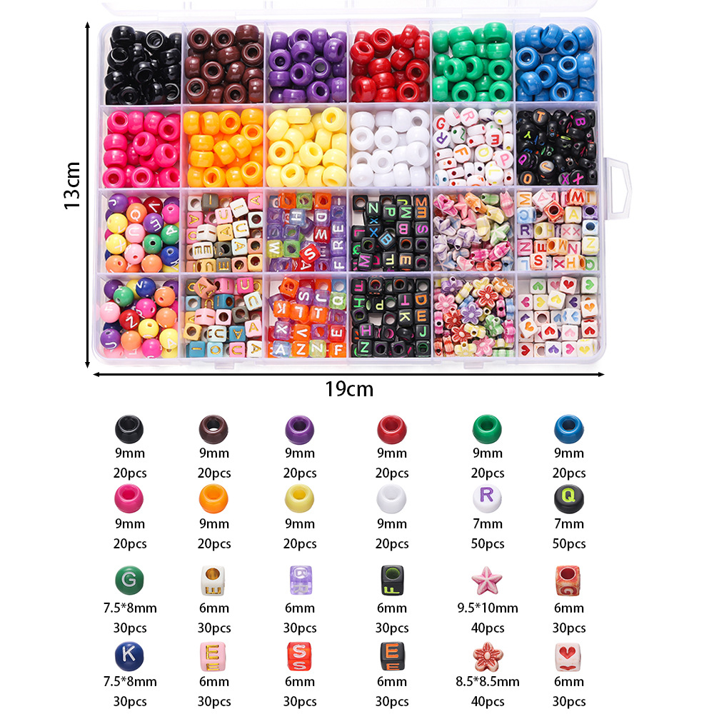 ลูกปัดอะคริลิคหลากสี 1 กล่อง ล - Jewelry Making Box บทวิจารณ์และราคา
