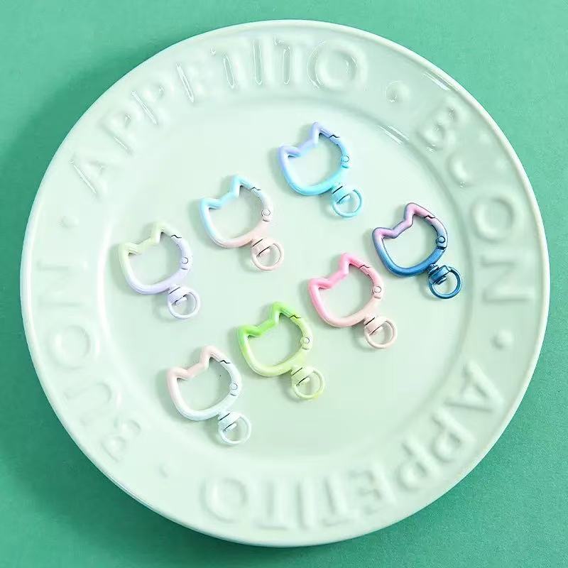 พวงกุญแจรูปแมวน่ารักแบบไล่สี 5 - Jewelry Making Articles บทวิจารณ์และราคา