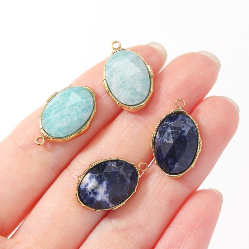 จี้หินโซดาไลต์อะเมโซไนต์ทรงรีเ - Jewelry Making Michaels บทวิจารณ์และราคา